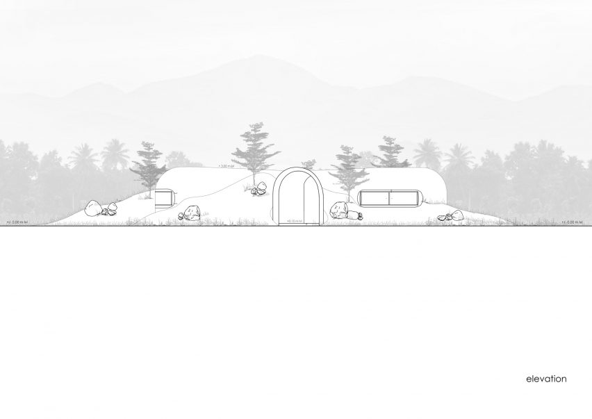 Elevation of Into the Wild by Earthscape Studio