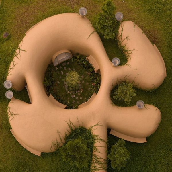 Aerial view of The Wild House