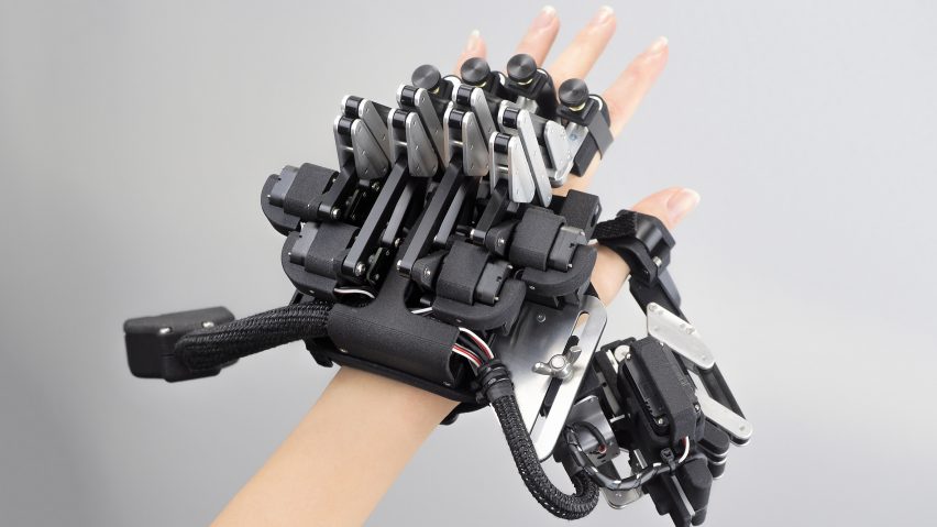 Piano-playing hand exoskeleton by Shinichi Furuya and the Sony Computer Science Laboratories