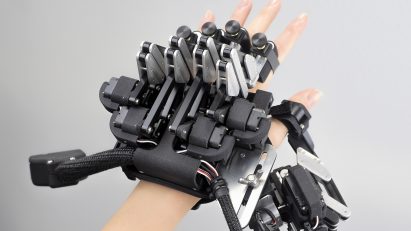 Piano-playing hand exoskeleton by Shinichi Furuya and the Sony Computer Science Laboratories