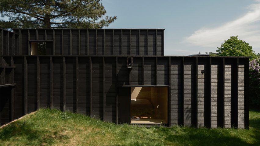 House with a Hidden Atrium by Förstberg Ling