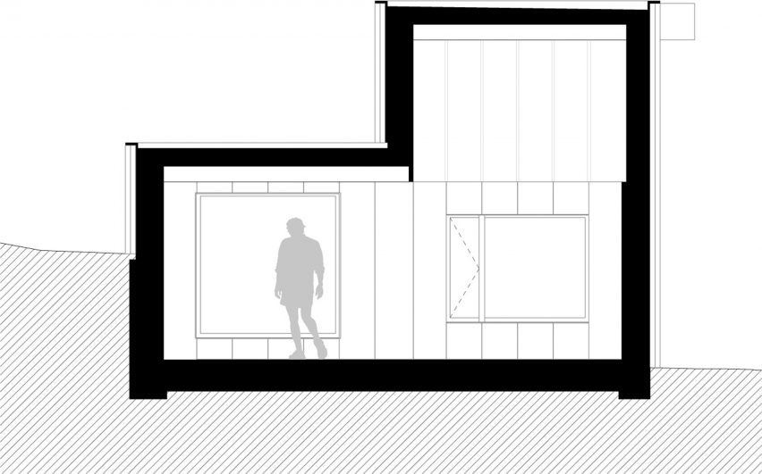 Section House with a Hidden Atrium by Förstberg Ling
