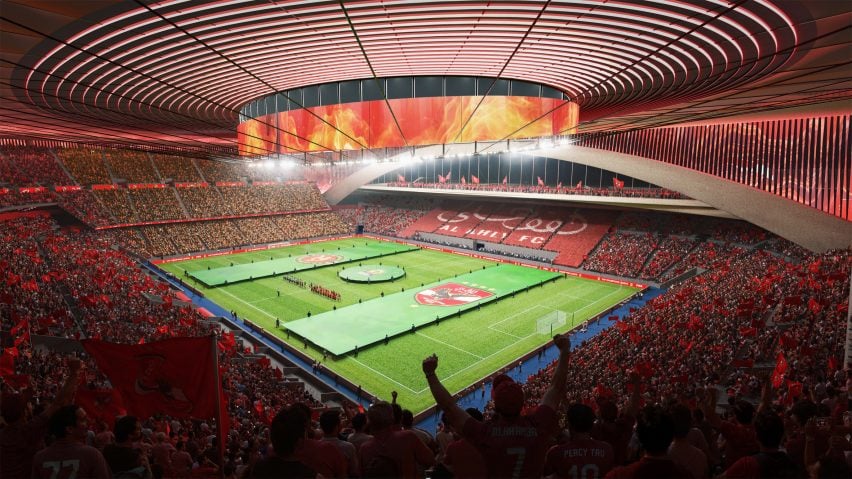 Al-Ahly football stadium by Gensler