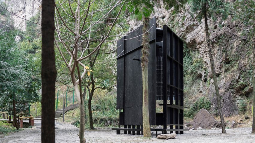 Drop-stop pavilion by Aptdotapt in China
