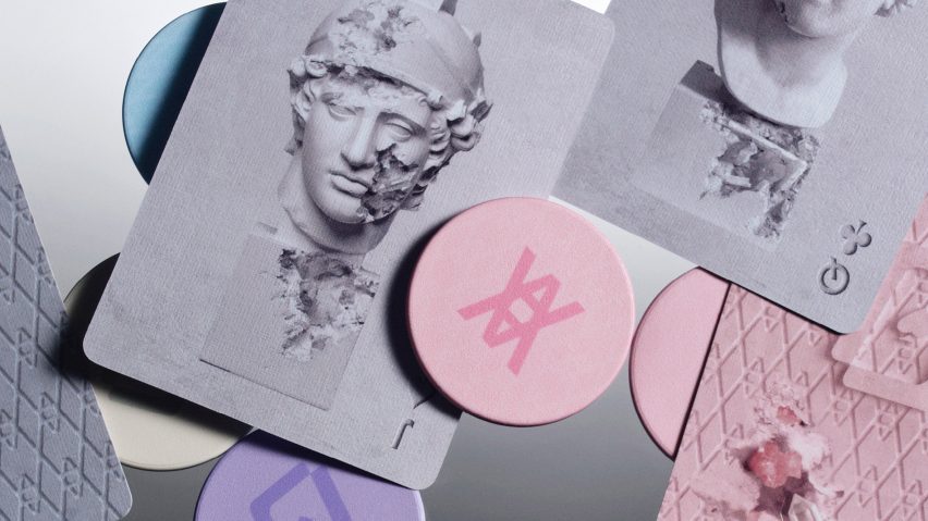 Daniel Arsham makes poker set from ceramic and linen to capture game’s “dual nature”