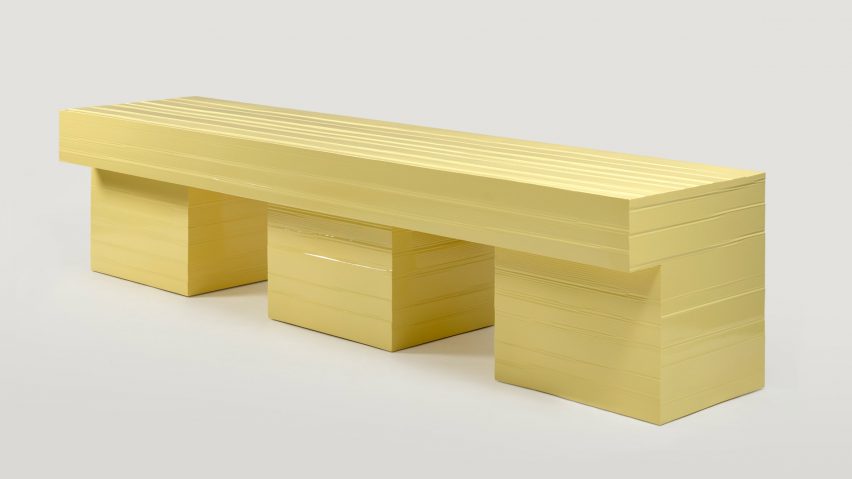 Console table from Jello collection by Marco Campardo for Galerie Kreo