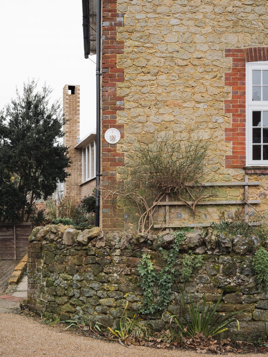 Brickwork at Hop Cottage by AOMD