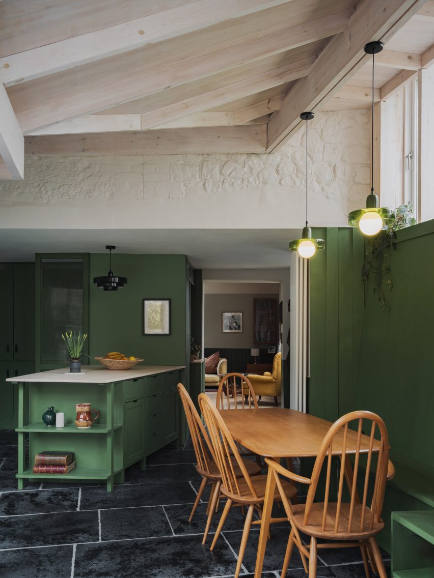 Kitchen at Hop Cottage by AOMD