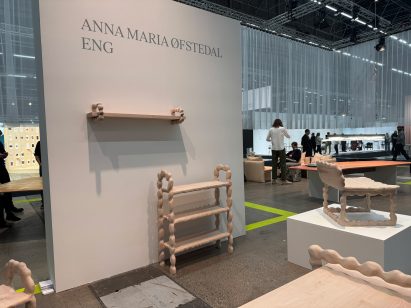 Exhibition stand of furniture