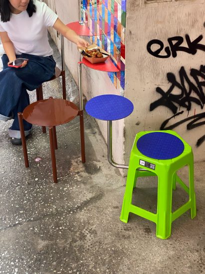 GaGeeNang street food stools by Jhanyar