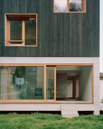 Entrance of The Wandering House by Lionel Ballmer Architectes