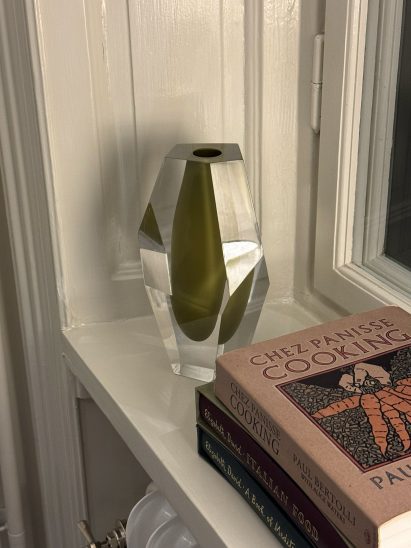 Cut-glass vase at Stockholm's Stadshotell