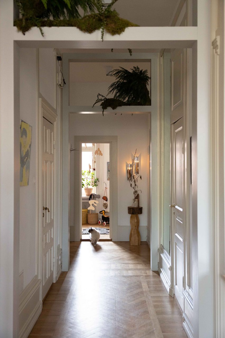 Hallway in MatssonMarnell exhibition