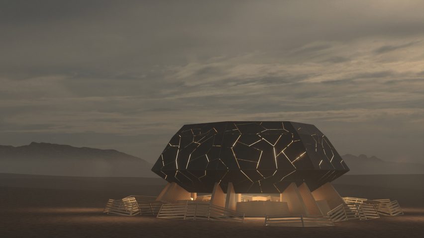 burning man pavilion