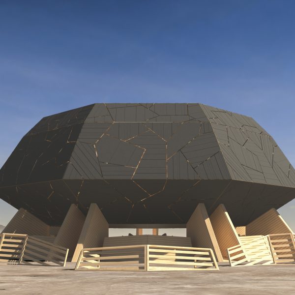 Burning Man 2025 temple