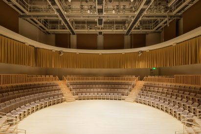 Concert hall and a university building by SANAA