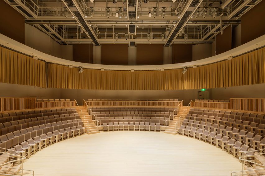 Concert hall and a university building by SANAA
