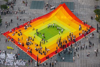 Mega Mat installation by MVRDV at Bangkok Design Week