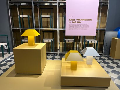 lamps on plinths