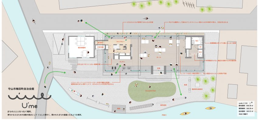 Plan Umedacho Community Centre by OHArchitecture