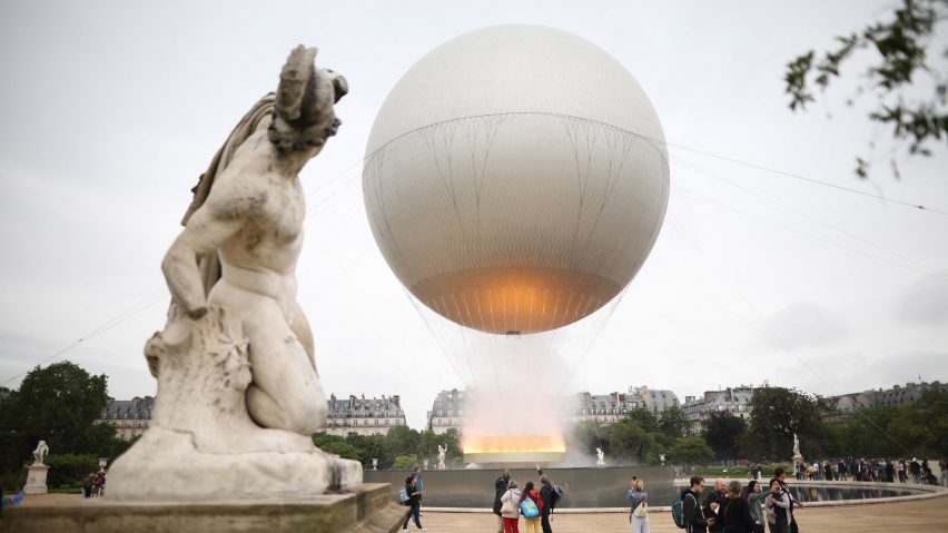 Olympic cauldron balloon