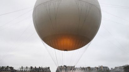 Olympic cauldron balloon