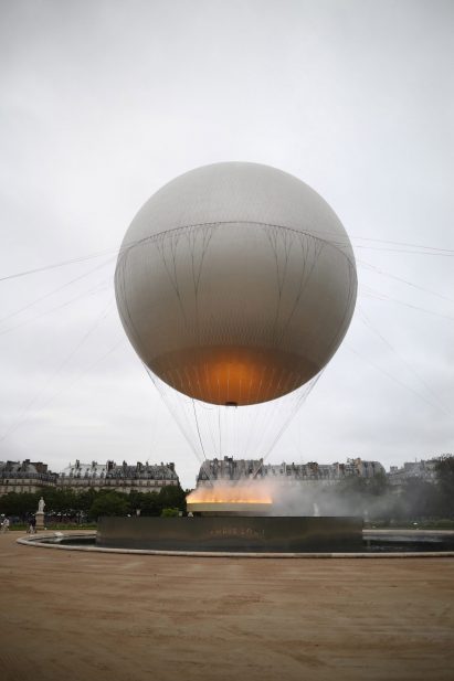 Olympic cauldron balloon