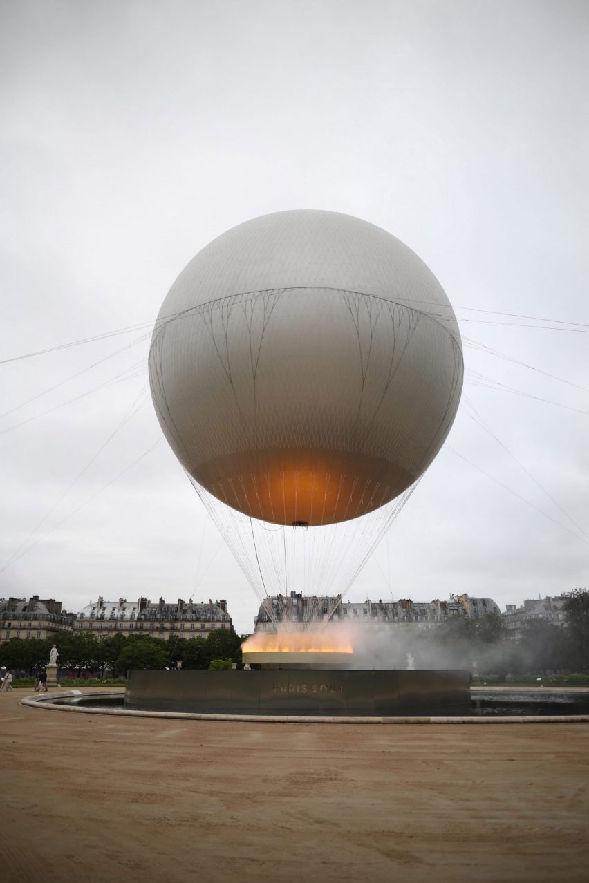 Olympic cauldron balloon
