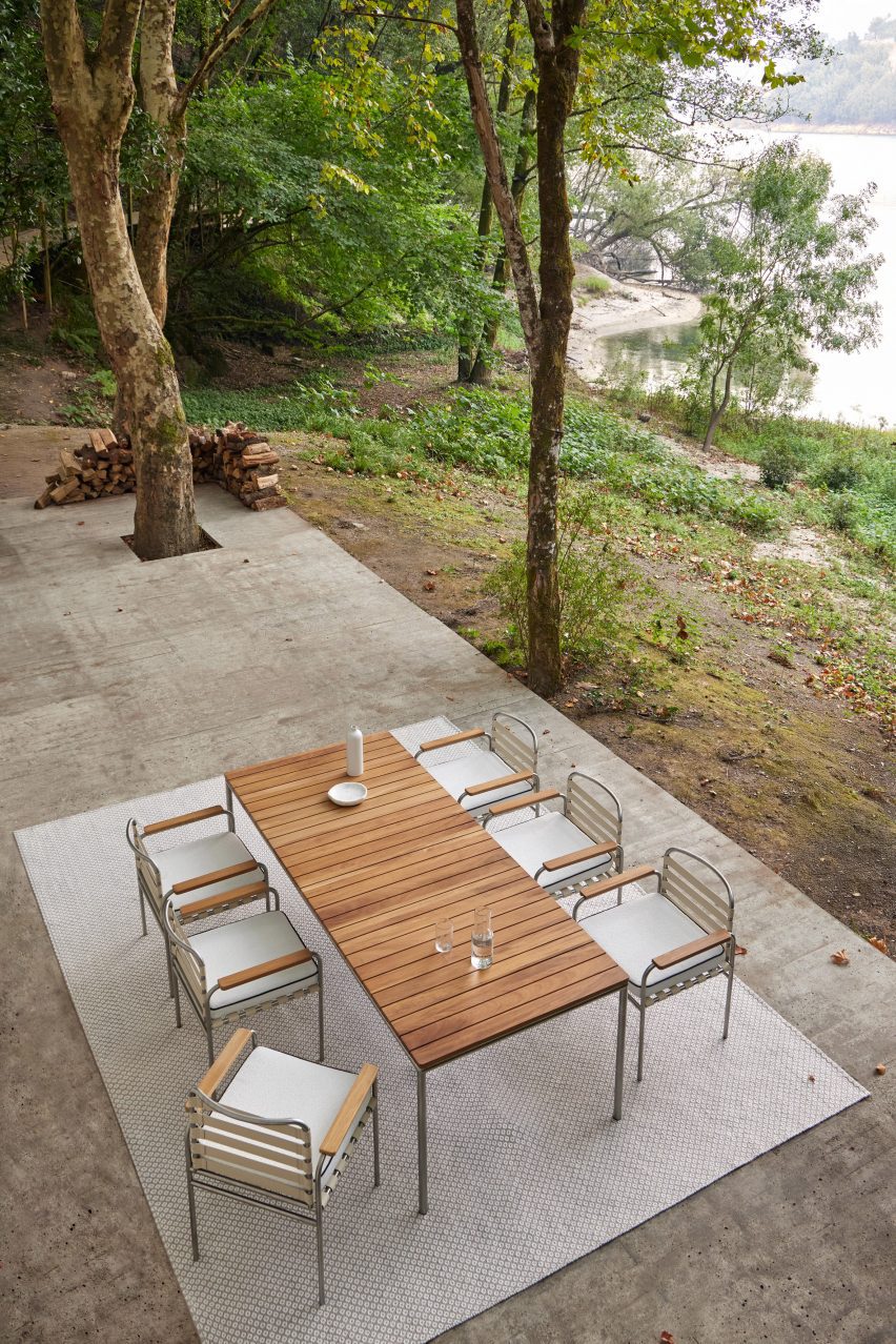Onsen outdoor furniture by Francesco Meda and David Quincoces for Gan
