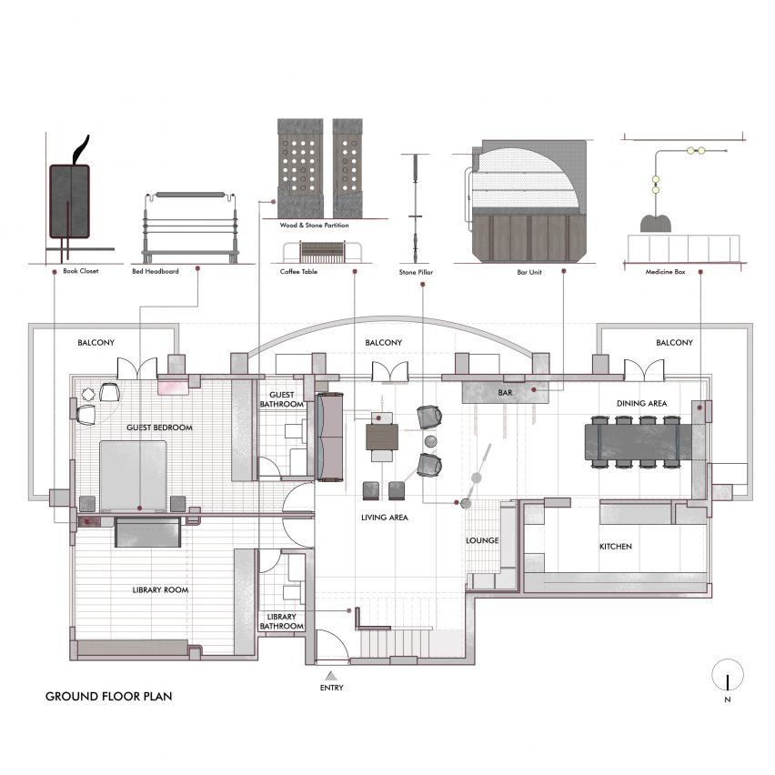 Pearls on Swine apartment drawings by Multitude of Sins