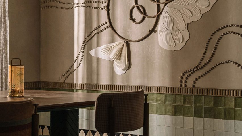 Wall details in Indian house