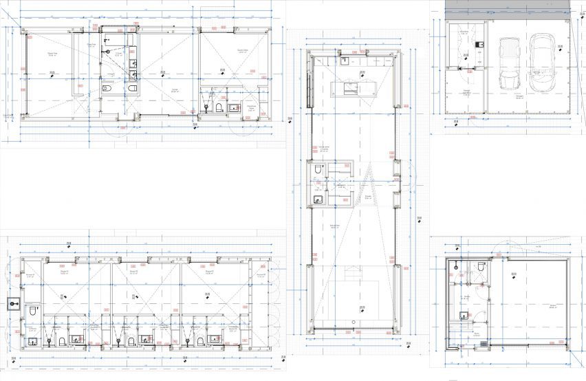 Plans Casa Donovan by PIMAA Architects