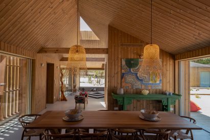 Living space of Portuguese house by PIMAA Architects
