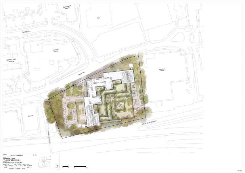 Plan of Plant by Twelve Architects and Masterplanners and Studio Knight Stokoe