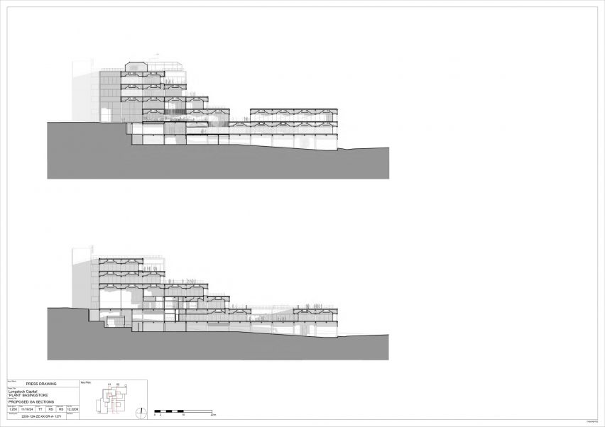 Section of Plant by Twelve Architects and Masterplanners and Studio Knight Stokoe