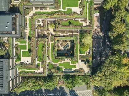 Overhead view of the Plant office in Hampshire