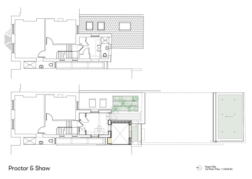 Plan of Hope Villa by Proctor & Shaw