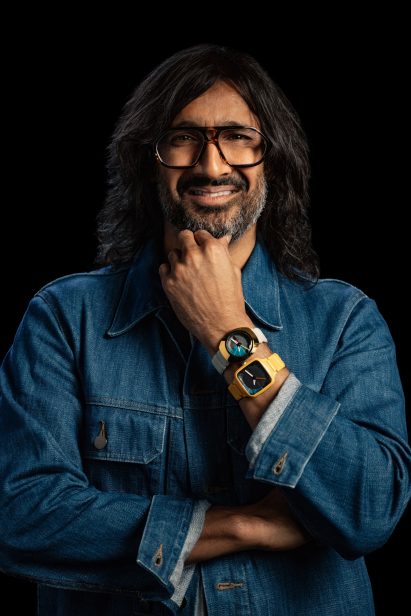 Tej Chauhan wearing two watches