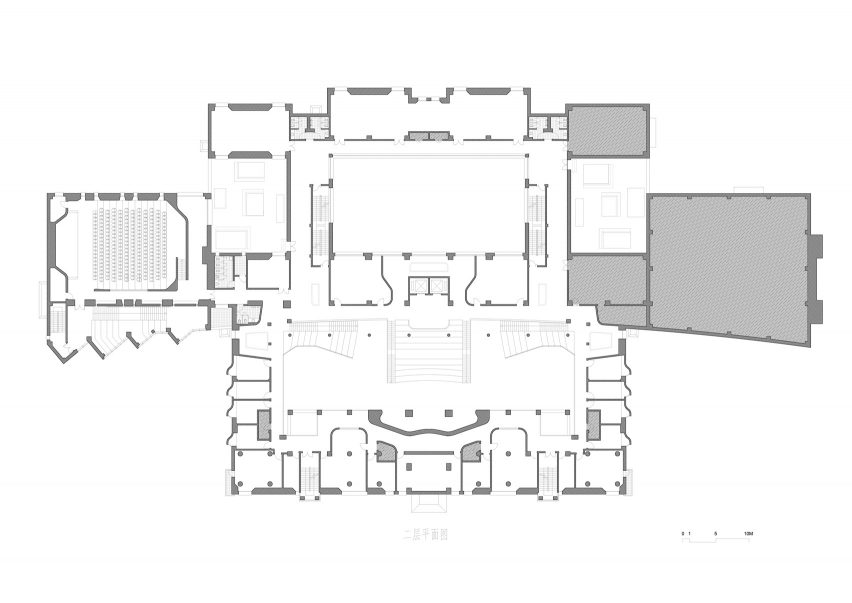Shanghai Jiao Tong University School of Design Building first floor plan