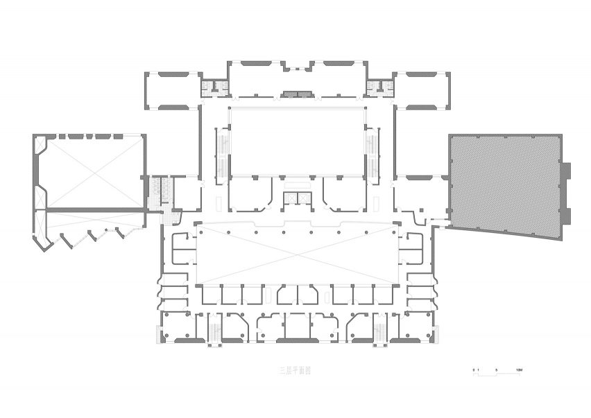 Shanghai Jiao Tong University School of Design Building second floor plan