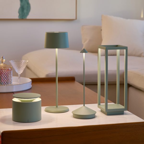 Sage cordless lamps by Zafferano