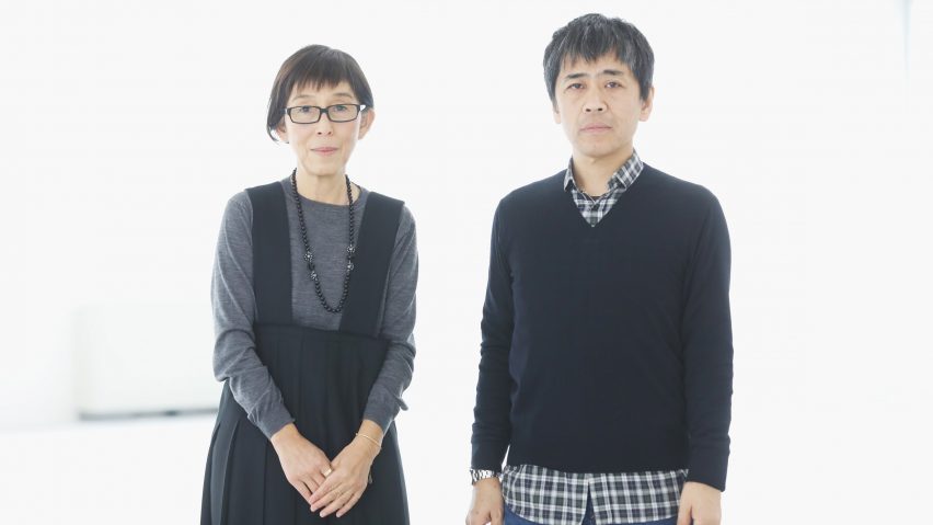 Portrait of SANAA founders Kazuyo Sejima and Ryue Nishizawa