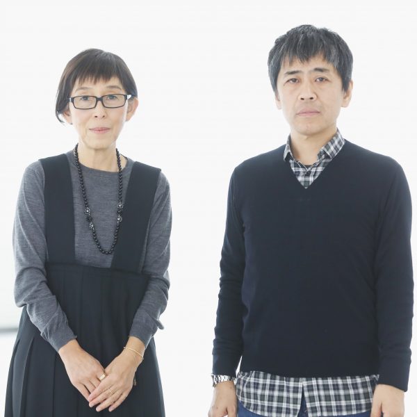 Portrait of SANAA founders Kazuyo Sejima and Ryue Nishizawa
