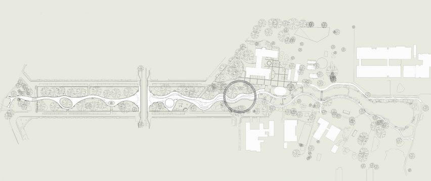 Plan of Karens Minde Axis by Schønherr