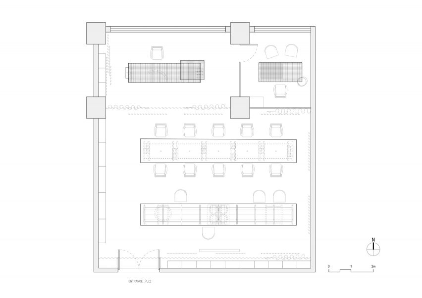 SpActrum Shanghai office interiors floor plan