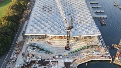 New Sydney Fish Market tops out