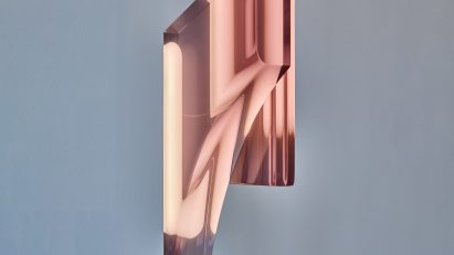 Laurids Gallée’s resin Cairn lamps make “light feel almost liquid”