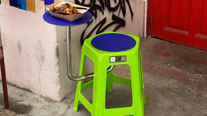 GaGeeNang street food furniture by Jhanyar