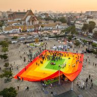 Mega Mat installation by MVRDV at Bangkok Design Week
