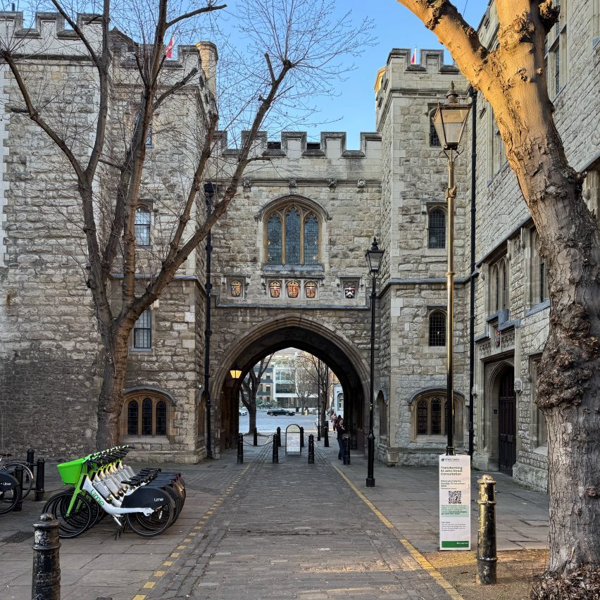 St John's Gate archway elevation